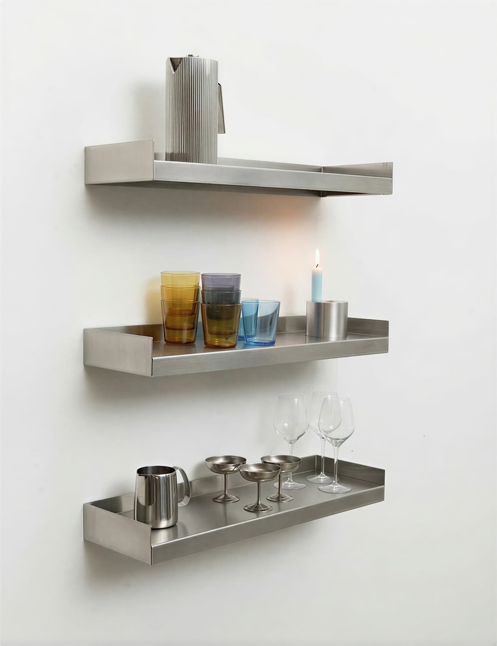 SHELF 2. görünüm — Paslanmaz Çelik Paslanmaz Çelik Raf ARTINIT